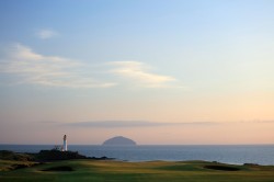 on the King Robert the Bruce Course at the Trump Turnberry Resort on May 29, 2018 in Turnberry, Scotland.